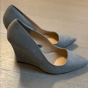Suede Platform Heels